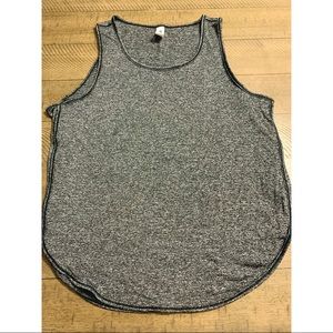 90 Degree Heather Jersey High Low Tank Top
